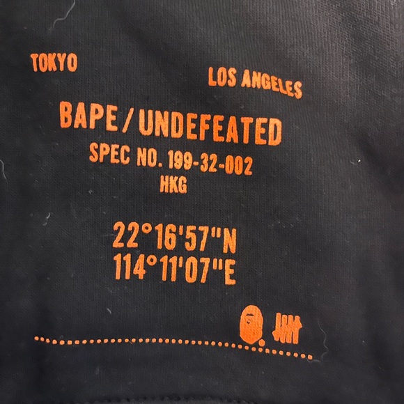 BAPE x UNDEFEATED double shark hoodie - Picture 2 of 10